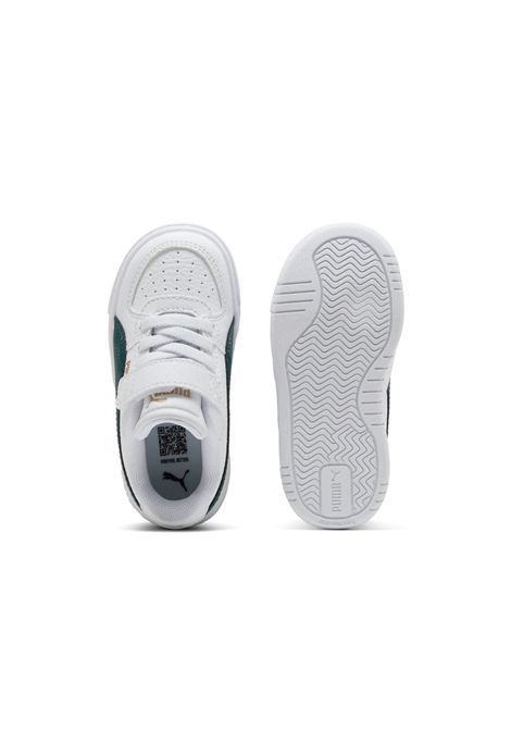 Puma Caven III Shoes White Green Infant PUMA | Sneakers | 406247-14