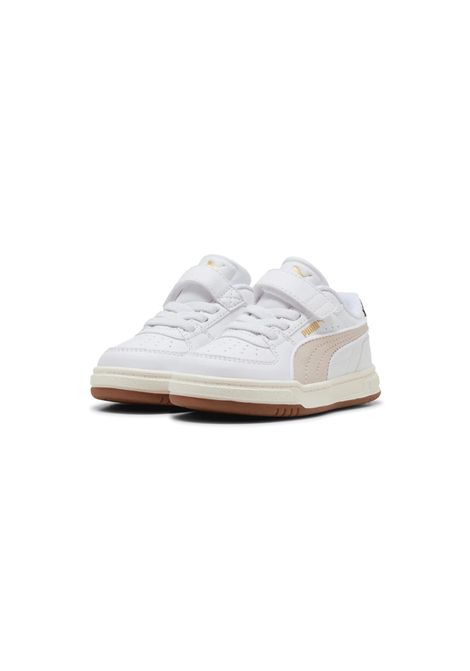 Puma Caven III Retro AC+ Shoes White Beige Silver Fog Infant PUMA | Sneakers | 406898-03