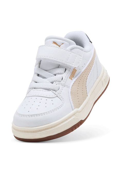 Puma Caven III Retro AC+ Shoes White Beige Silver Fog Infant PUMA | Sneakers | 406898-03