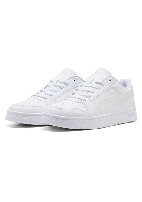 Puma Rebound Slam Lo Shoes White Men PUMA | Sneakers | 407169-10