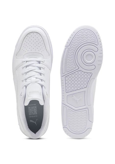 Puma Rebound Slam Lo Shoes White Men PUMA | Sneakers | 407169-10