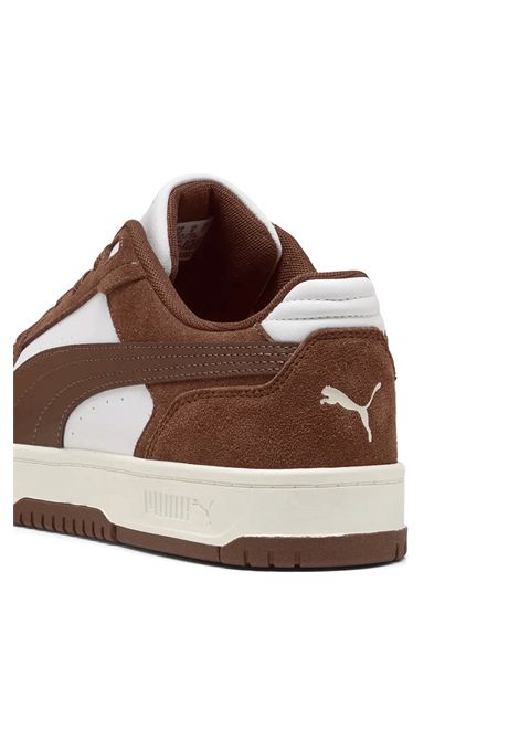 Puma Rebound Slam SD Shoes White Chestnut Brown Men PUMA | Sneakers | 407357-03