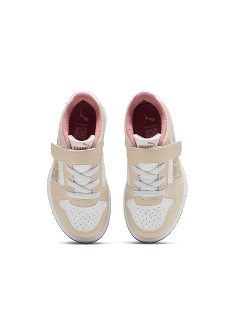 Puma Rebound Slam Lo Winter Safari AC+ Shoes White Beige Kids PUMA | Sneakers | 407462-01