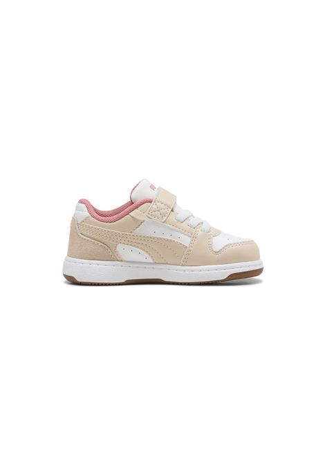 Puma Rebound Slam Lo Winter Safari AC+ Shoes White Beige Infant PUMA | Sneakers | 407463-01