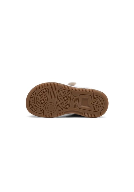 Puma Rebound Slam Lo Winter Safari AC+ Shoes White Beige Infant PUMA | Sneakers | 407463-01