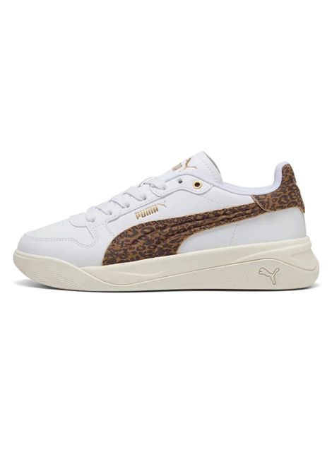 Puma Court Bae Feline Shoes White Brown Women PUMA | Sneakers | 408247-02