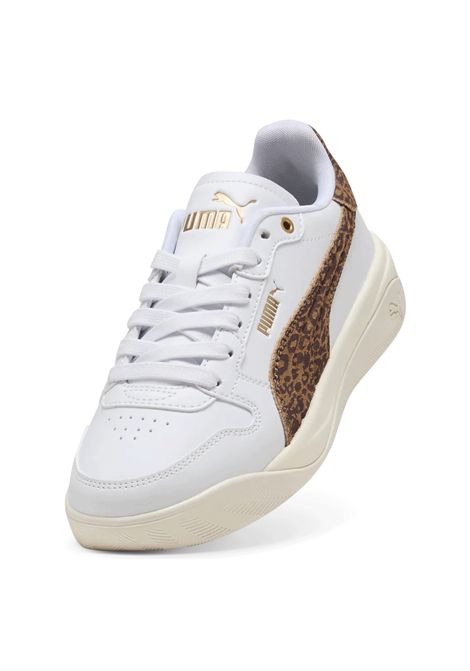 Puma Court Bae Feline Shoes White Brown Women PUMA | Sneakers | 408247-02