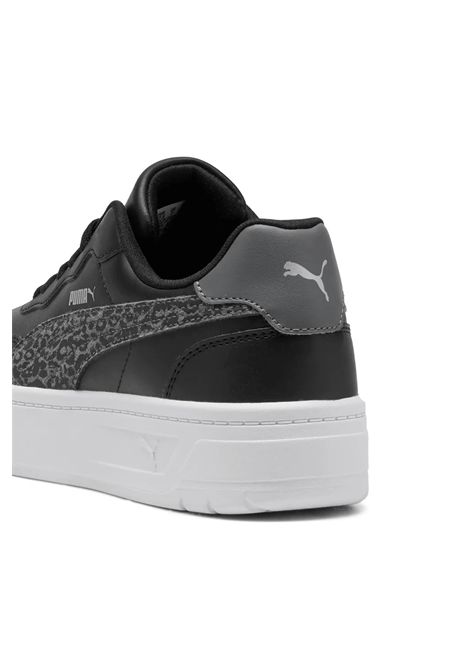 Puma Court Lally Skye Feline Shoes Black Grey Women PUMA | Sneakers | 408251-01