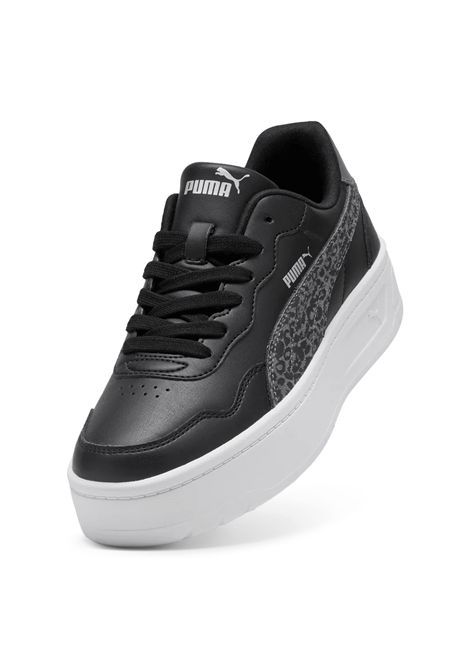 Puma Court Lally Skye Feline Shoes Black Grey Women PUMA | Sneakers | 408251-01