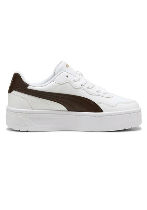 Puma Court Lally Skye Feline Shoes White Chocolate Women PUMA | Sneakers | 408251-02