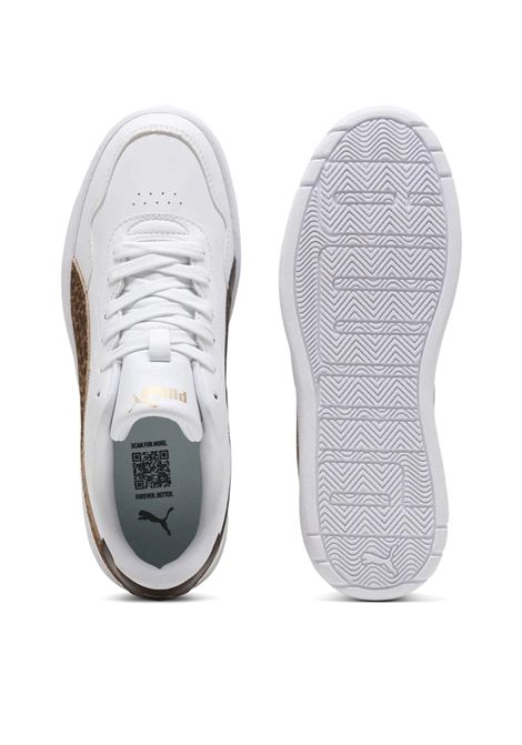 Puma Court Lally Skye Feline Shoes White Chocolate Women PUMA | Sneakers | 408251-02