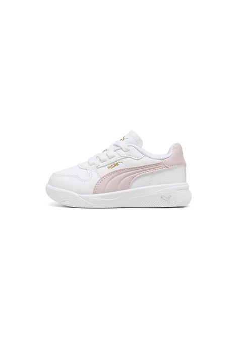 Puma Court Bae AC Shoes White Pink Infant PUMA | Sneakers | 408626-03