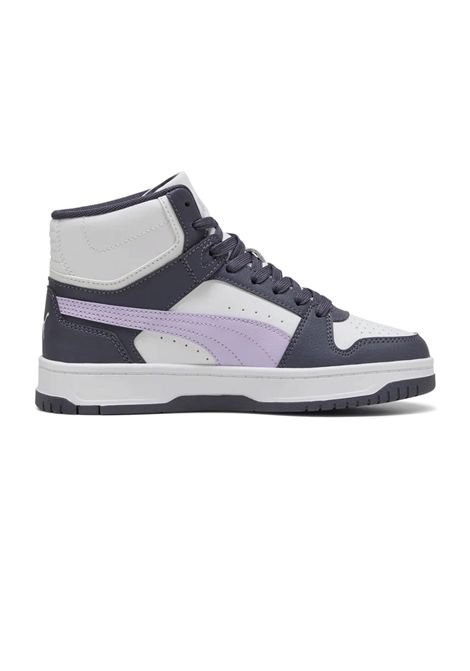 Puma Rebound Slam Mid Shoes White Light Lavender Junior PUMA | Sneakers | 408800-06