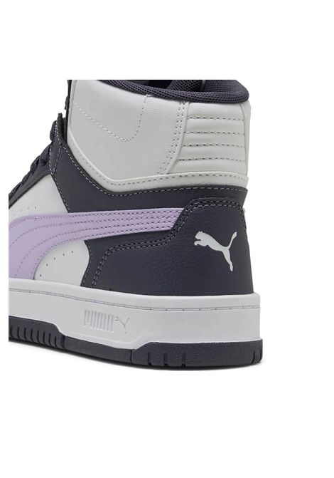 Puma Rebound Slam Mid Shoes White Light Lavender Junior PUMA | Sneakers | 408800-06