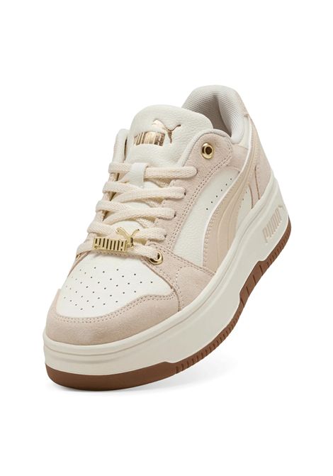 Scarpe Puma Rebound Femme Low Luxe SD Crema Ecru Donna PUMA | Sneakers | 409010-01