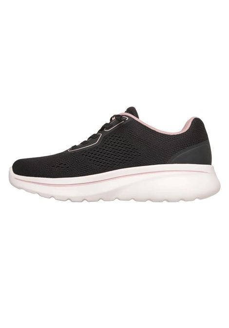 Skechers Relaxed Fit GO WALK Arch Fit N-Joy Ellie Shoes Black Pink Women SKECHERS | Skechers Shoes | 125848-BKPK