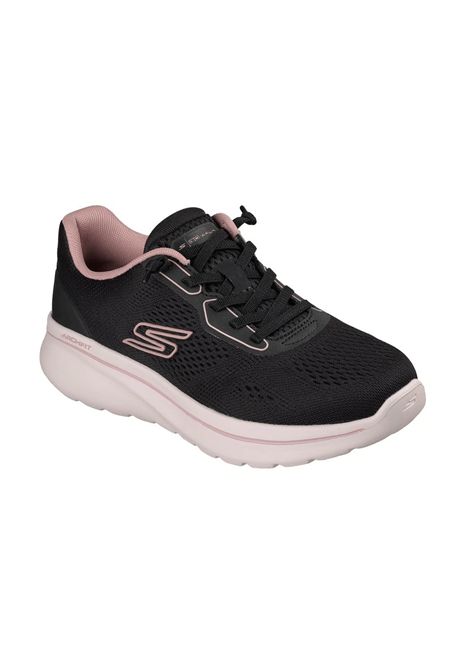 Skechers Relaxed Fit GO WALK Arch Fit N-Joy Ellie Shoes Black Pink Women SKECHERS | Skechers Shoes | 125848-BKPK