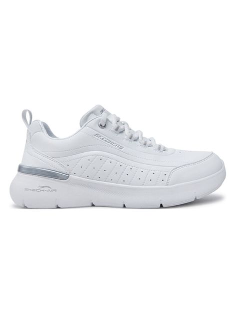 Scarpe Skechers Sport Skech-Air Dynamight 2.0 Bianco Argento Donna SKECHERS | Scarpe Skechers | 150373-WSL