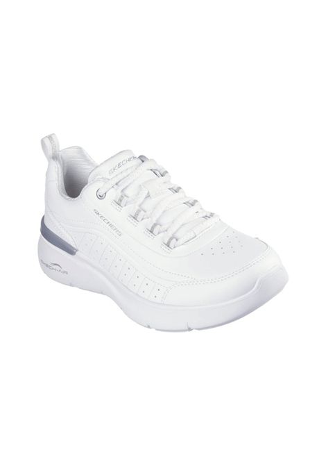 Scarpe Skechers Sport Skech-Air Dynamight 2.0 Bianco Argento Donna SKECHERS | Scarpe Skechers | 150373-WSL