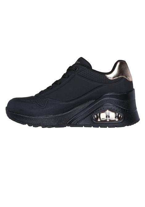 Scarpe Skechers Uno Wedge HI Steps Nero Donna SKECHERS | Scarpe Skechers | 177520-BBK