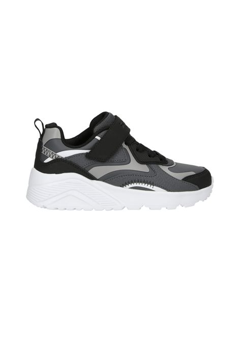 Skechers Uno Lite Chroma Cruiser Shoes Grey Black Kids SKECHERS | Sneakers | 403645L-GYBK