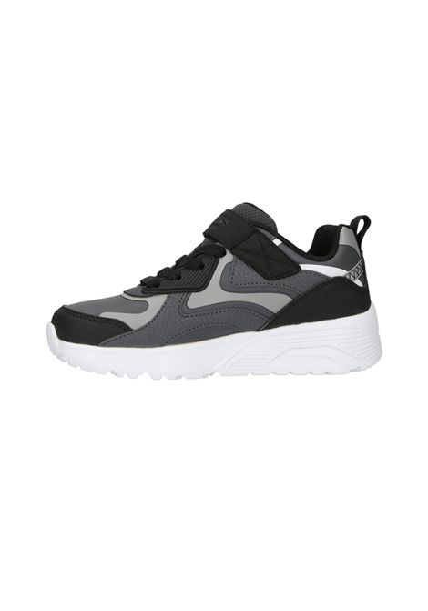 Skechers Uno Lite Chroma Cruiser Shoes Grey Black Kids SKECHERS | Sneakers | 403645L-GYBK