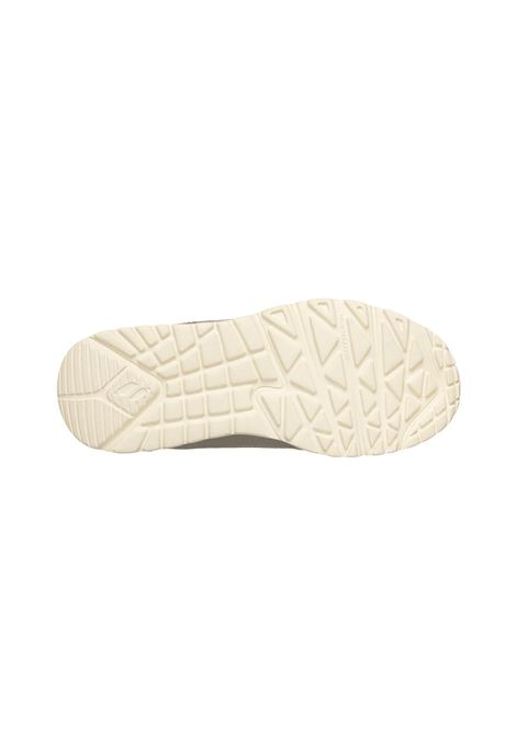 Skechers Uno Lite Revival Edge Shoes Beige Green Kids SKECHERS | Sneakers | 417132L-OFWT