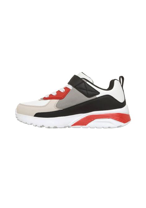 Skechers Uno Lite Revival Edge Shoes White Black Red Kids SKECHERS | Sneakers | 417132L-WBRD