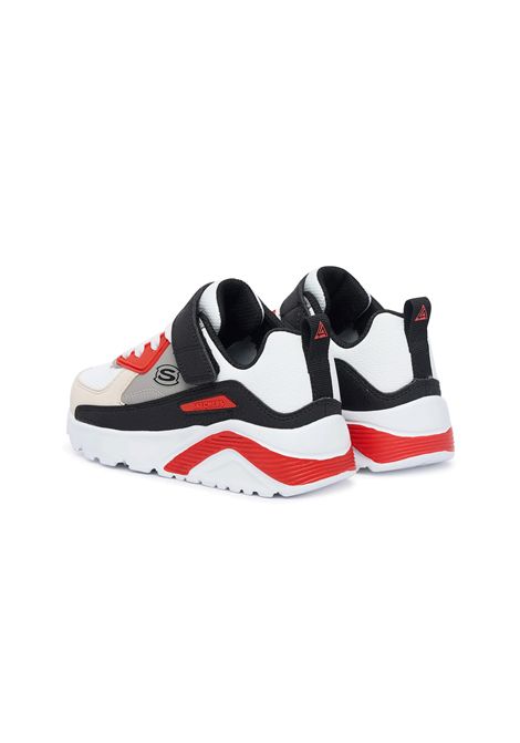 Skechers Uno Lite Revival Edge Shoes White Black Red Kids SKECHERS | Sneakers | 417132L-WBRD