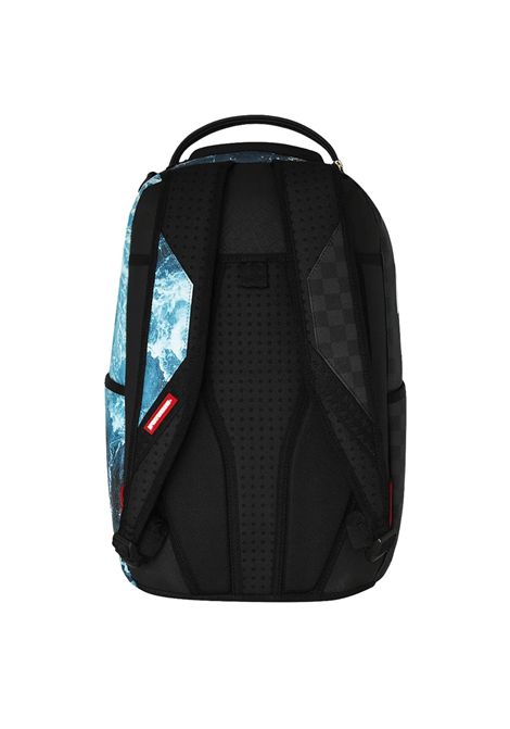 Sprayground Split Ocean Deep Backpack Black Blue Unisex SPRAYGROUND | Backpacks | 910B7621NSZ-