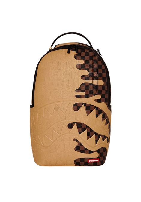 Sprayground Henny Melt Backpack Beige Brown Unisex SPRAYGROUND | Backpacks | 910B8371NSZ-