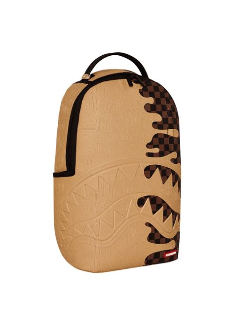 Sprayground Henny Melt Backpack Beige Brown Unisex SPRAYGROUND | Backpacks | 910B8371NSZ-
