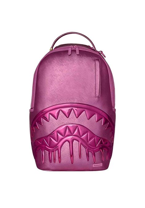 Sprayground Metallic Pink Metallic Drip Backpack Pink Unisex SPRAYGROUND | Backpacks | 910B8391NSZ-