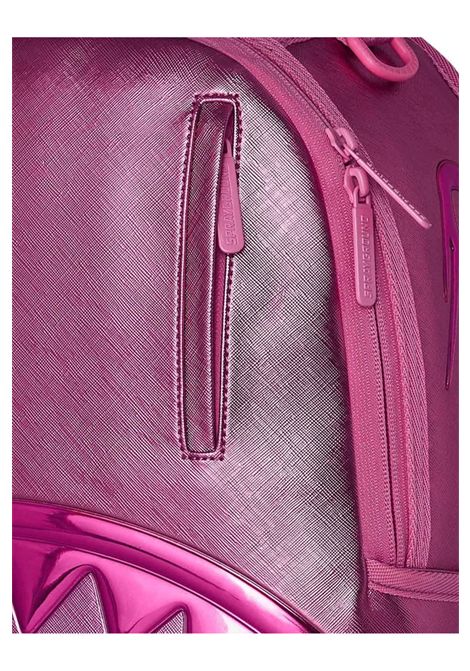 Sprayground Metallic Pink Metallic Drip Backpack Pink Unisex SPRAYGROUND | Backpacks | 910B8391NSZ-