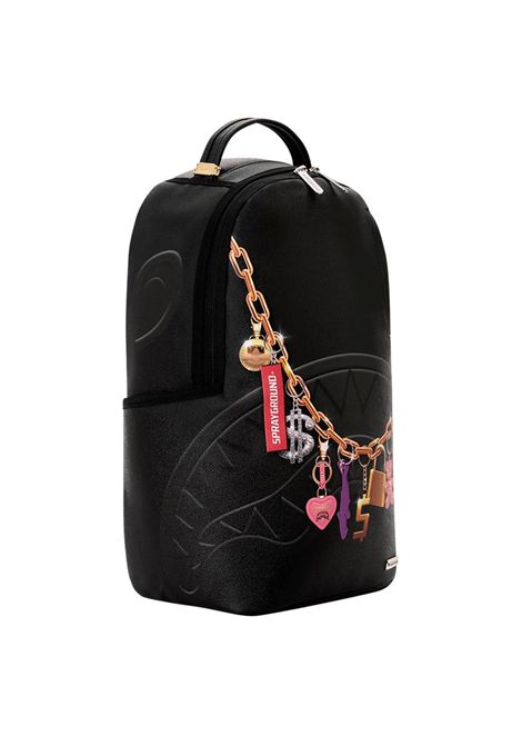 Sprayground Printed Hanging Stuff Backpack Black Unisex SPRAYGROUND | Backpacks | 910B8404NSZ-