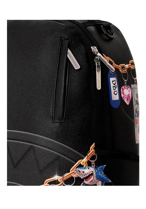 Sprayground Printed Hanging Stuff Backpack Black Unisex SPRAYGROUND | Backpacks | 910B8404NSZ-