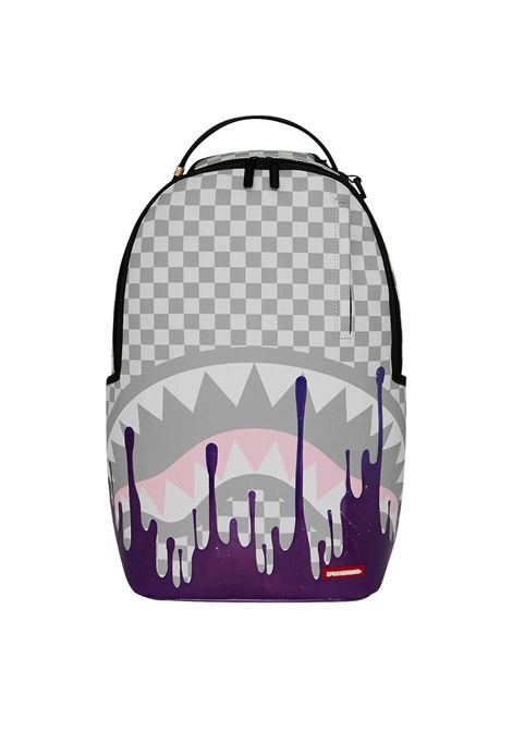 Sprayground Cream Space Drip Backpack Grey Purple Unisex SPRAYGROUND | Backpacks | 910B8453NSZ-