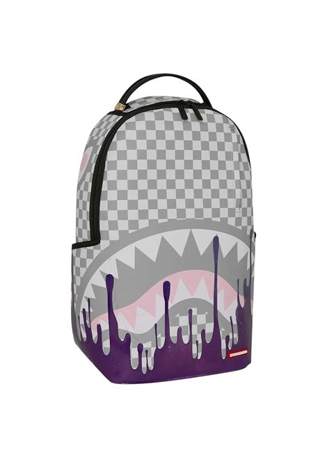 Sprayground Cream Space Drip Backpack Grey Purple Unisex SPRAYGROUND | Backpacks | 910B8453NSZ-