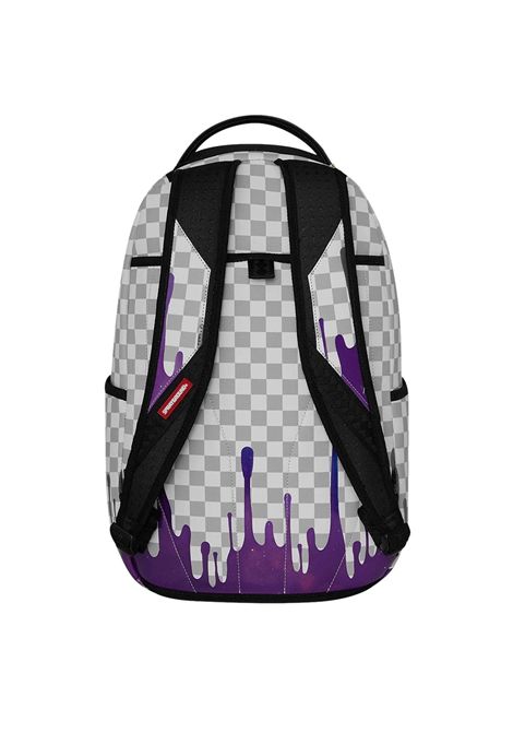 Sprayground Cream Space Drip Backpack Grey Purple Unisex SPRAYGROUND | Backpacks | 910B8453NSZ-