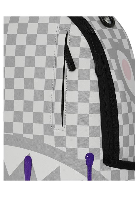 Sprayground Cream Space Drip Backpack Grey Purple Unisex SPRAYGROUND | Backpacks | 910B8453NSZ-