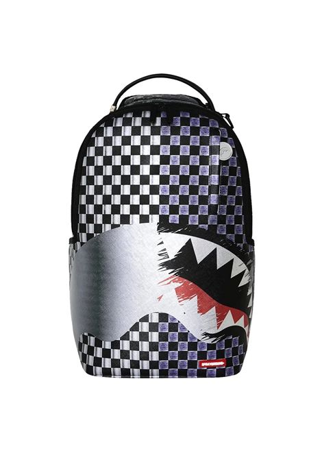 Sprayground Scratch Off Shark Backpack Silver Multicolor Unisex SPRAYGROUND | Backpacks | 910B8477NSZ-