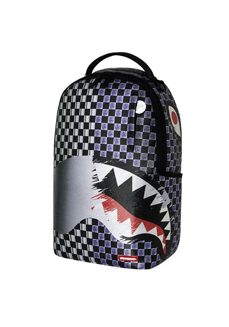 Sprayground Scratch Off Shark Backpack Silver Multicolor Unisex SPRAYGROUND | Backpacks | 910B8477NSZ-