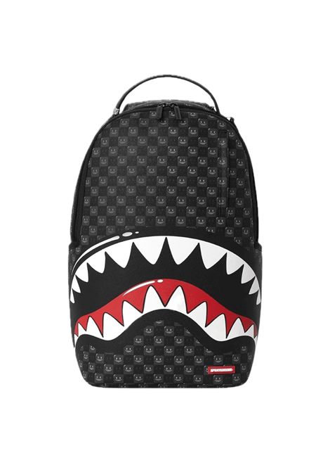 Sprayground Sharks In Paris WTF Bubbly Black Check Backpack Black Unisex SPRAYGROUND | Backpacks | 910B8633NSZ-