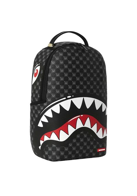 Sprayground Sharks In Paris WTF Bubbly Black Check Backpack Black Unisex SPRAYGROUND | Backpacks | 910B8633NSZ-