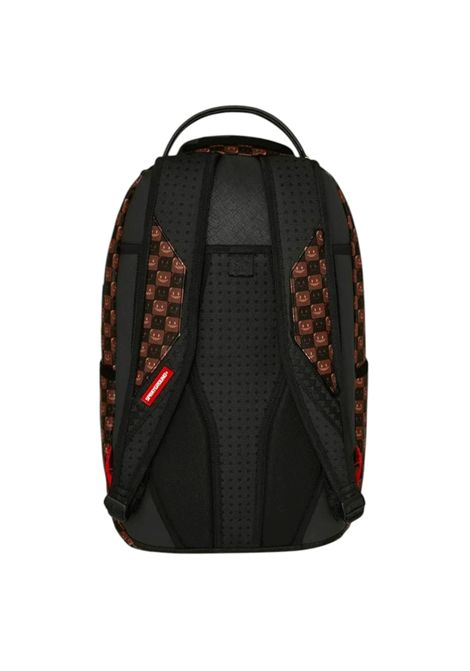 Sprayground Sharks In Paris WTF Bubbly Brown Check Backpack Brown Unisex SPRAYGROUND | Backpacks | 910B8634NSZ-