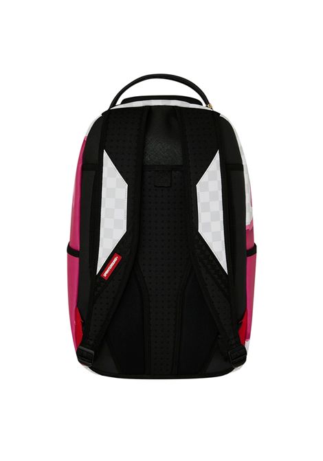 Sprayground 3D Check Backpack Grey Pink Unisex SPRAYGROUND | Backpacks | 910B8685NSZ-