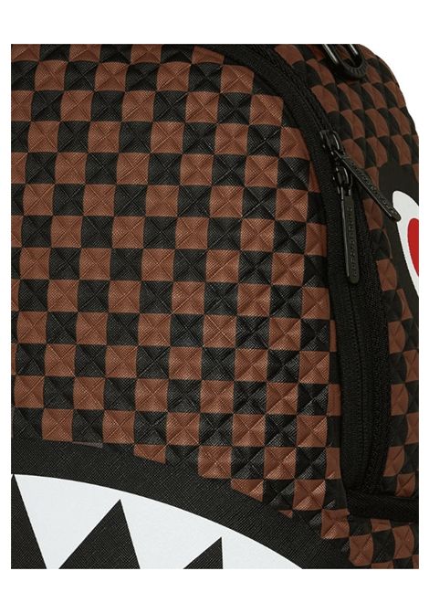 Sprayground Sharks In Paris Pyramid Backpack Brown Unisex SPRAYGROUND | Backpacks | 910B8744NSZ-
