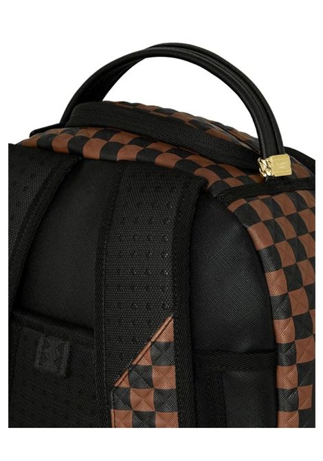 Sprayground Sharks In Paris Pyramid Backpack Brown Unisex SPRAYGROUND | Backpacks | 910B8744NSZ-