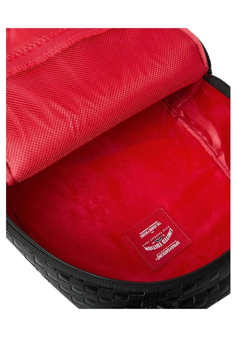 Sprayground Raised Check Backpack Black Unisex SPRAYGROUND | Backpacks | 910B8876NSZ-