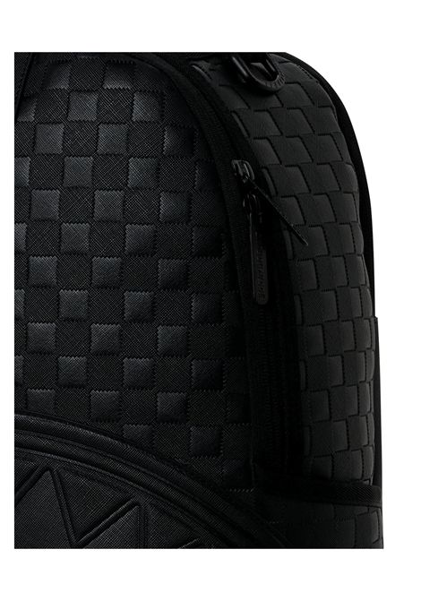 Sprayground Raised Check Backpack Black Unisex SPRAYGROUND | Backpacks | 910B8876NSZ-